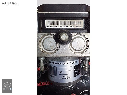Fiat Bravo ABS Beyni 51877725 0265251843 0265951740