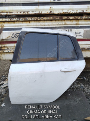 RENAULT CLİO SYMBOL ÇIKMA ORJİNAL DOLU SOL ARKA KAPI 2009-2012