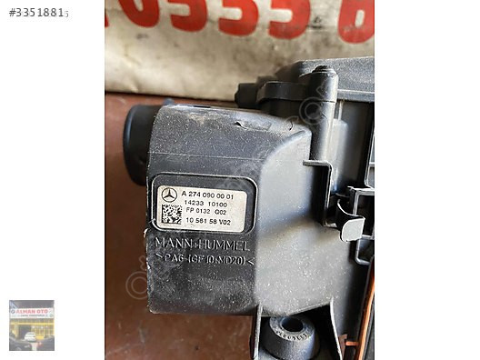 A2740900001 MERCEDES HAVA FİLTRE KUTUSU