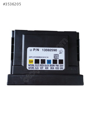 13592590 872590B241610118 BCM KONTROL UNITESI OPEL ASTRA J