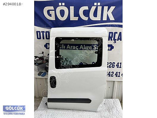 Fiat Doblo 3 4 Sol Sürgülü Kapı Beyaz ORJİNAL