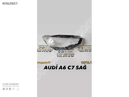 AUDİ A6 C7 SAĞ FAR CAMI