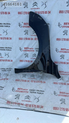 PEUGEOT 508 SOL ÖN ÇAMURLUK ORİJİNAL ÇIKMA YEDEK PARÇA