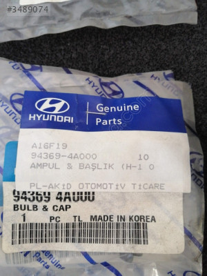 94369 4A000 HYUNDAI STAREX AMPUL BAŞLIK