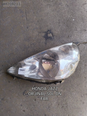 HONDA JAZZ ORJİNAL SOL ÖN FAR AZ HASARLI 2002-2008
