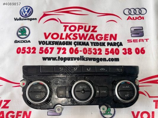 VOLKSWAGEN PASSAT B7 KLİMA KONTROL PANELİ ORJİNAL ÇIKMA