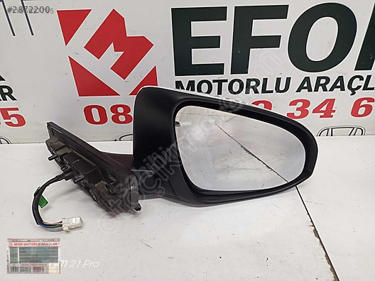 TOYOTA CHR SAĞ AYNA ÇIKMA ORJİNAL YEDEK PARÇA 16-22 MODEL