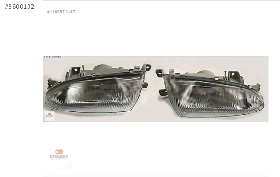 Hyundai Accent Far 1995 1997-Sağ Sol - Adet Fiyatı -221-1108R-L..