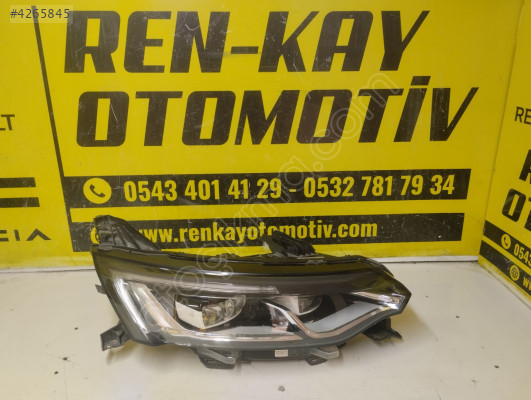 260100184R RENAULT TALİSMAN SAĞ ÖN FAR LEDLİ ORJ ÇIKMA RENKAY