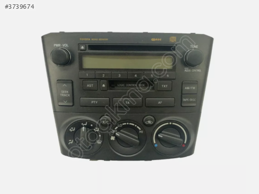 Toyota Avensis T25 Klima Paneli Radyo CD Teyp 86120-05081 Çıkma