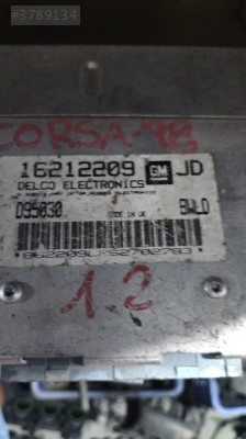 16212209 Opel Corsa b 1.2 motor beyni