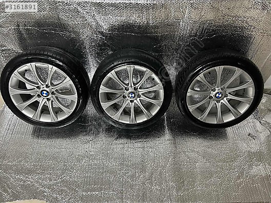 BMW E60 M5 JANT LASTİK 3 ADET RESİMDE GÖZÜKTÜĞÜ GİBİ TEK TEK DE