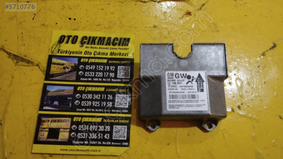 Opel Astra H Modeli için 13188857 Numaralı Airbag Beyni