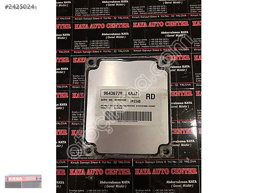 CHEVROLET AVEO KALOS MOTOR BEYNİ 96436779 RD XAJZ