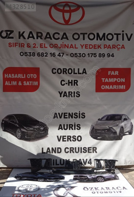 2017-2023 TOYOTA HİLUX ÇIKMA ORİJİNAL ARKA TAMPON DEMİRİ