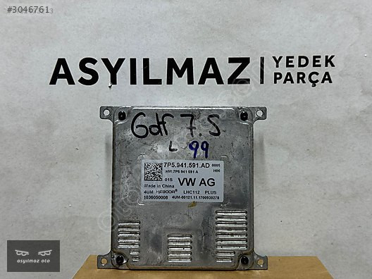 GOLF 7.5 LED SOL FAR BEYNİ 7P5941591AD