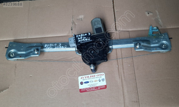 FİAT DOBLO 3 SOL SÜRGÜLÜ KAPI CAM KRİKOSU