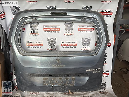 PEUGEOT PARTNER TEPE ÇIKMA ORJİNAL TERTEMİZ BAĞAJ KAPAĞI