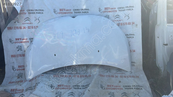 CİTROEN C3 KAPUT ORİJİNAL ÇIKMA YEDEK PARÇA