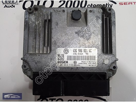 03G906021AC-03G906021MR-EDC16U34 PASSAT 2.0 TDI BMP MOTOR BEYNİ
