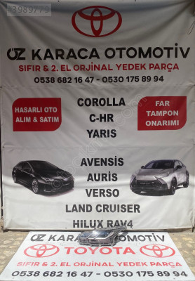 2019-2025 TOYOTA COROLLA ÇIKMA ORJİNAL HATASIZ SOL ÖN FAR