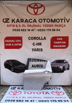 2013-2018 TOYOTA YARIS ÇIKMA ORJINAL SOL ARKA KAPI