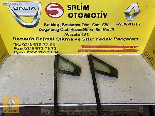 Renault Clio 4 Orjinal Sağ Kelebek Camı - 43R-00425 Sıfır