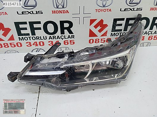 TOYOTA SOL FAR ÇIKMA ORİJİNAL PARÇA 2016-2018