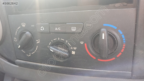 peugeot partner klima kontrol paneli
