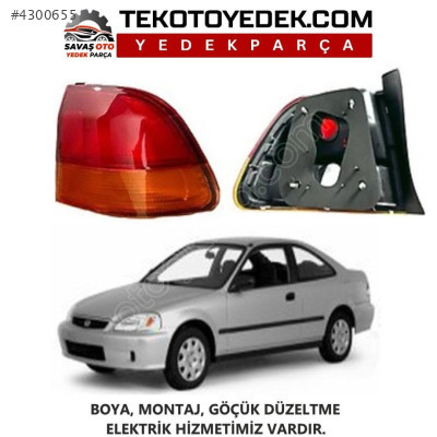 CIVIC ARKA DIŞ STOP SAĞ SOL 1996 19997 1998 1999 2000 / KAMPANYA