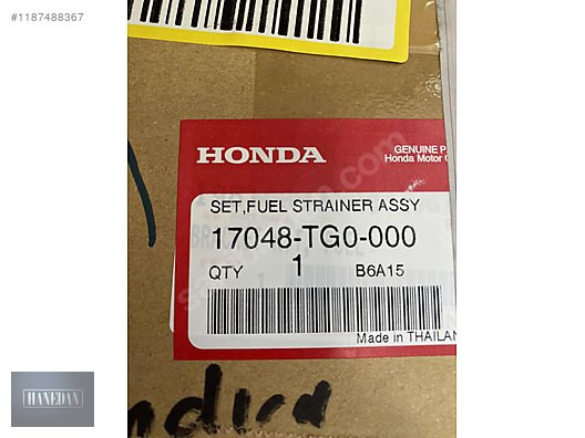 HONDA CİTY YAKIT ŞAMANDIRASI (2009-2013) 17048-TG0-000