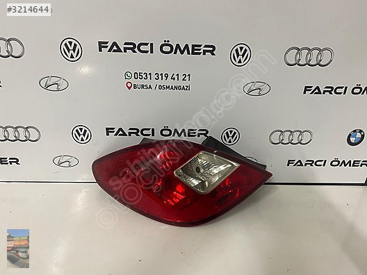 OPEL CORSA SOL DIŞ STOP ORJİNAL HATASIZ