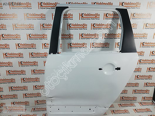 Citroen C3 Picasso '09-'13 Sol Arka Kapı Beyaz (Hasarlı)