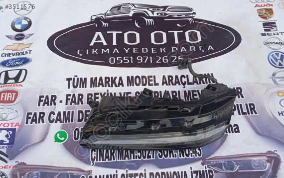 PEUGEOT 308 ORJİNAL ÇIKMA SAĞ GÜNDÜZ LEDİ