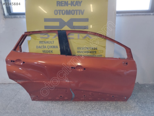 RENAULT CAPTUR SAĞ ÖN VE ARKA KAPI TURUNCU ORJ RENKAY OTO KOCAELİ