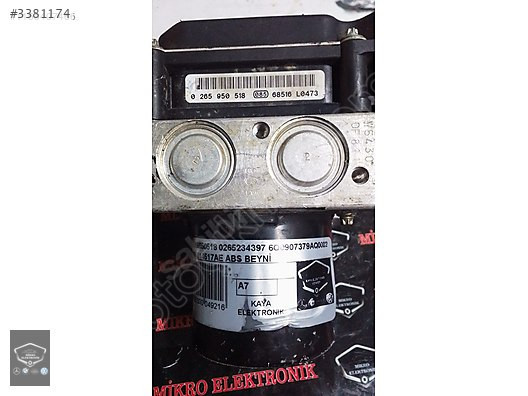 VW POLO SEAT SKODA ABS BEYNİ 0265950518 0265234397