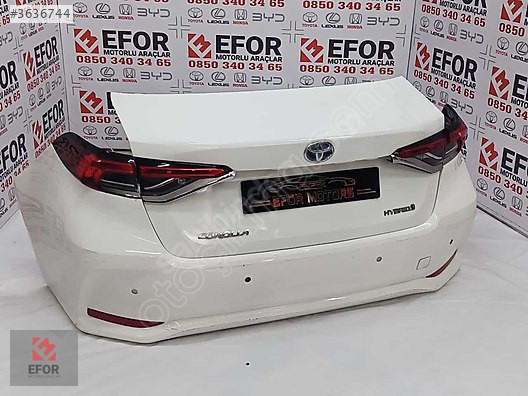 TOYOTA COROLLA SEDAN KOMPLE ARKA ORJİNAL YEDEK PARÇA 19-24