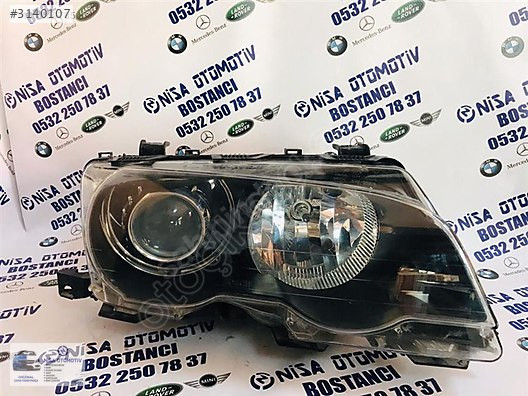 BMW 3 SERİSİ E46 KASA SAĞ FAR XENON CUPE ORJ 63127165820