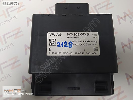 AUDİ A1 A3 A4 A5 VOLTAJ SABİTLEYİCİ BEYNİ 8K0959663B