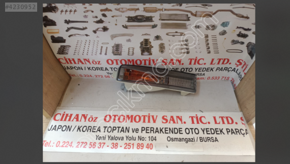 1988-1991 Honda Accord Sağ Tampon Sinyal Lambası