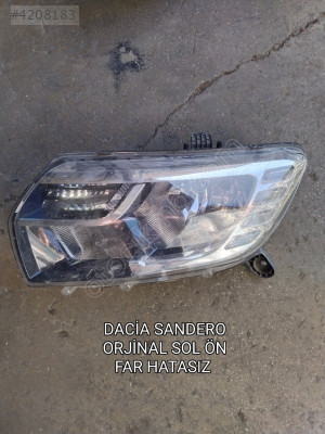 DACİA SANDERO ORJİNAL HATASIZ SOL ÖN FAR 2016-2020
