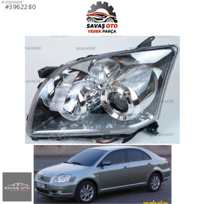 AVENSİS ÖN FAR SAĞ SOL 2003 2004 2005 / MERCEKLİ