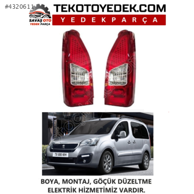 PARTNER BERLİNGO ARKA KIRMIZI STOP SAĞ SOL 2015 VE ÜZERİ KAMPANYA