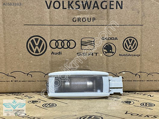 Orijinal VW Golf 5 Sol-Sağ Makyaj Lambalı Güneşlik