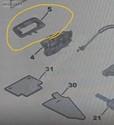 citroen C4 kapık açık tutma kum giydirmesi sol 9119 T4