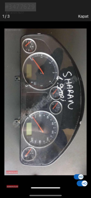 Volkswagen Sharan 1.9TDİ Km Saati 1T3 920 840C