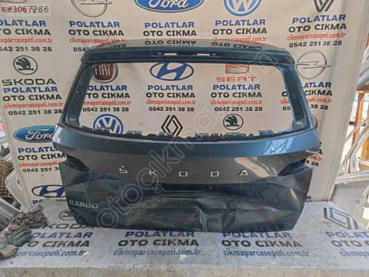 Skoda Karog bağaj kapağı orjinal füme 2019-2021