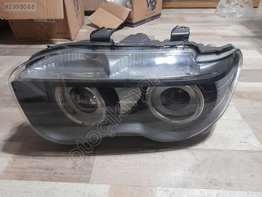 Bmw E65 Sol Ön Far Orjinal Çıkma [Cam Değişmiştir]