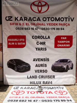 2019-2025 TOYOTA COROLLA ÇIKMA ORJINAL ÖN TAMPON DEMİRİ BABASI