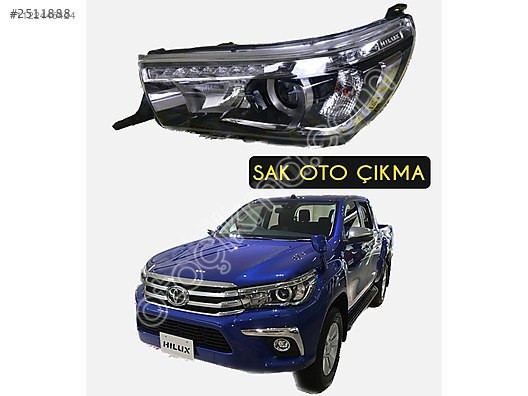 TOYOTA HİLÜX SOL FAR LEDLİ REVO/ 2016-2019 / İTHAL / 81110-0